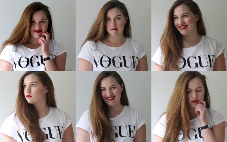 Red lips collage